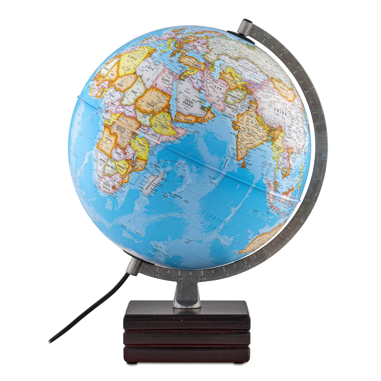 Waypoint Geographic Aviator Plus 12 - Inch Illuminated Desktop Globe - Desk Globes - GlobeStore.com - WP21004