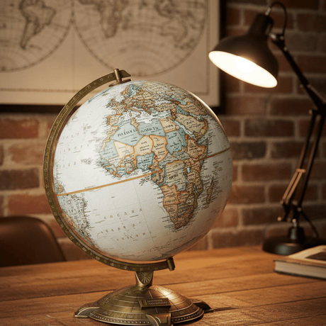 Replogle Allanson 12 - Inch Antique Desktop Globe (National Geographic Series) - Desk Globes - GlobeStore.com - 39504