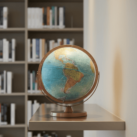 Replogle Atlantis 12 - Inch True - to - Life Raised Relief Desktop Globe - Desk Globes - GlobeStore.com - 33801