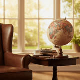 Replogle Cranbrook 12 - Inch Antique Ocean Raised Relief Desktop Globe - Desk Globes - GlobeStore.com - 31400